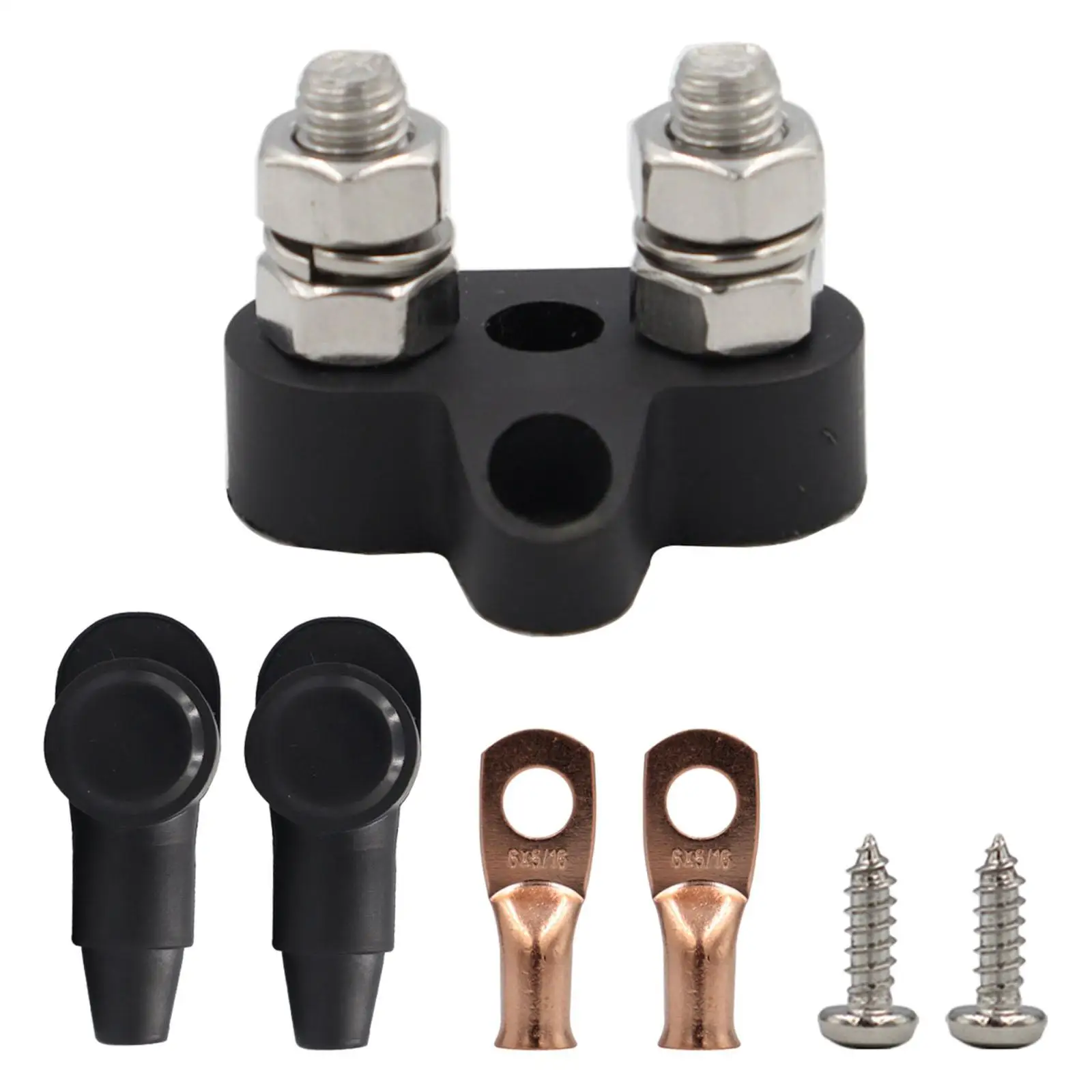 ステンレス鋼電源および接地配電端子台ヘビーデューティーキット（車両・船舶用途向け）