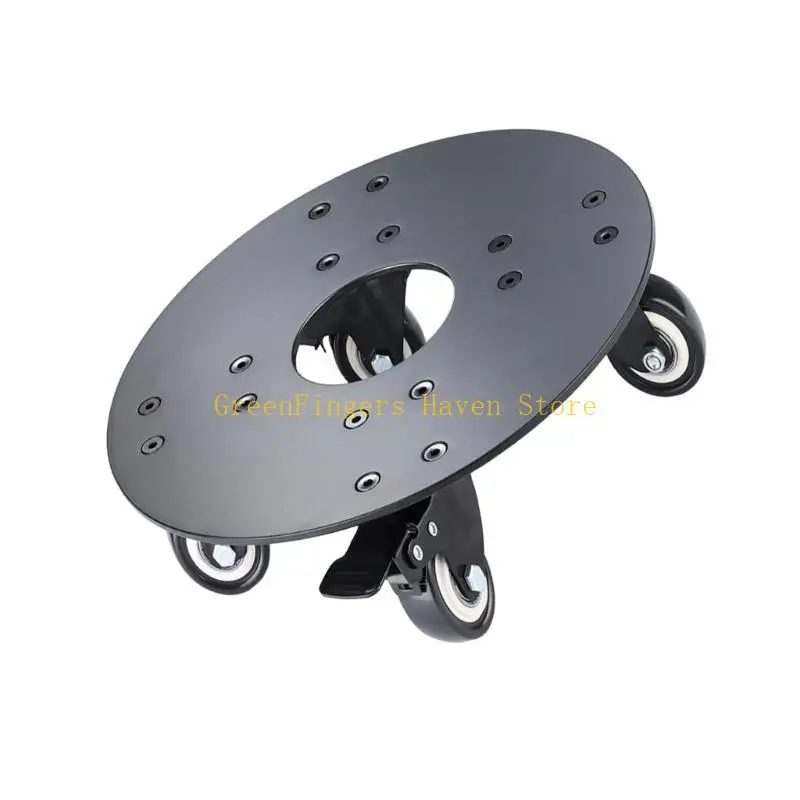 

F68D Rolling Plant Holder with Quiet Two Bearing, Heavy Duty 12 14 16 Inch Aluminum Caddys for Indoor/Outdoor