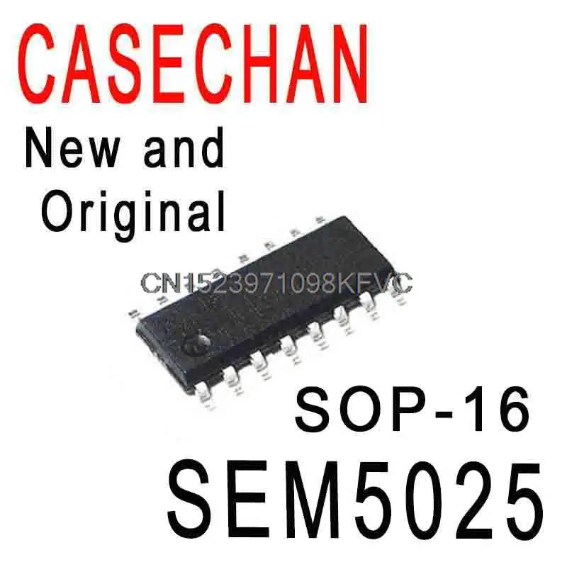 5PCS New and Original SOP-16 LCD Power Chip In Stock IC SEM5025