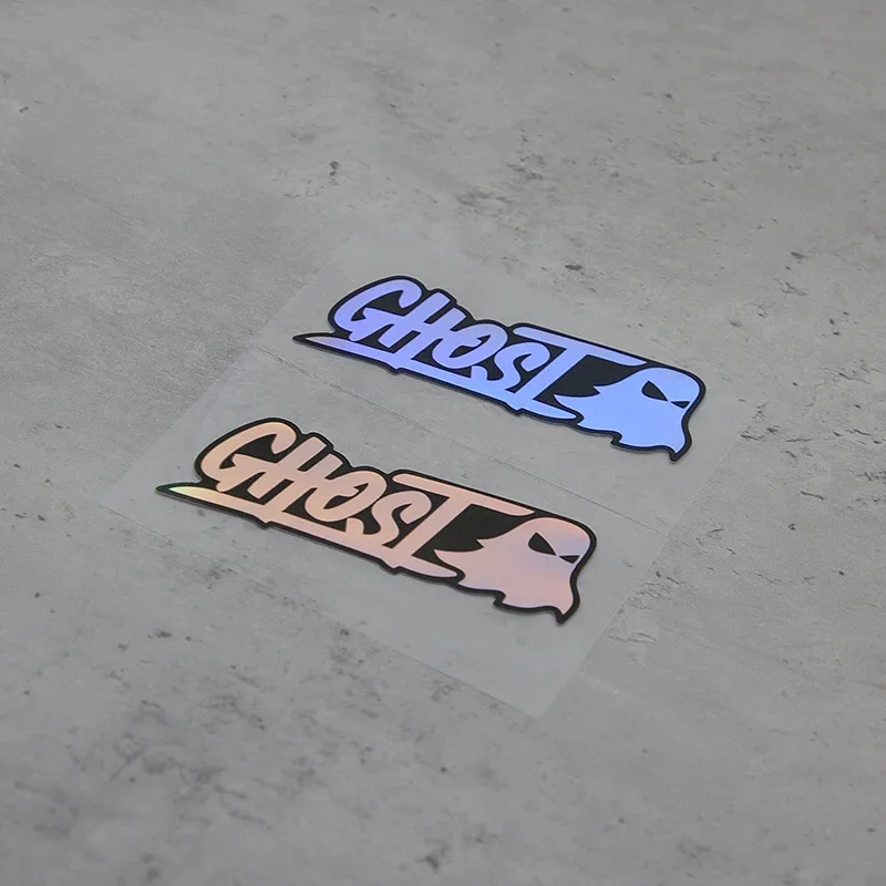 자동차 오토바이용 1PC '고스트' 스티커, 멀티 스타일 디자인 데칼, 자동차 외장 개인화 액세서리
