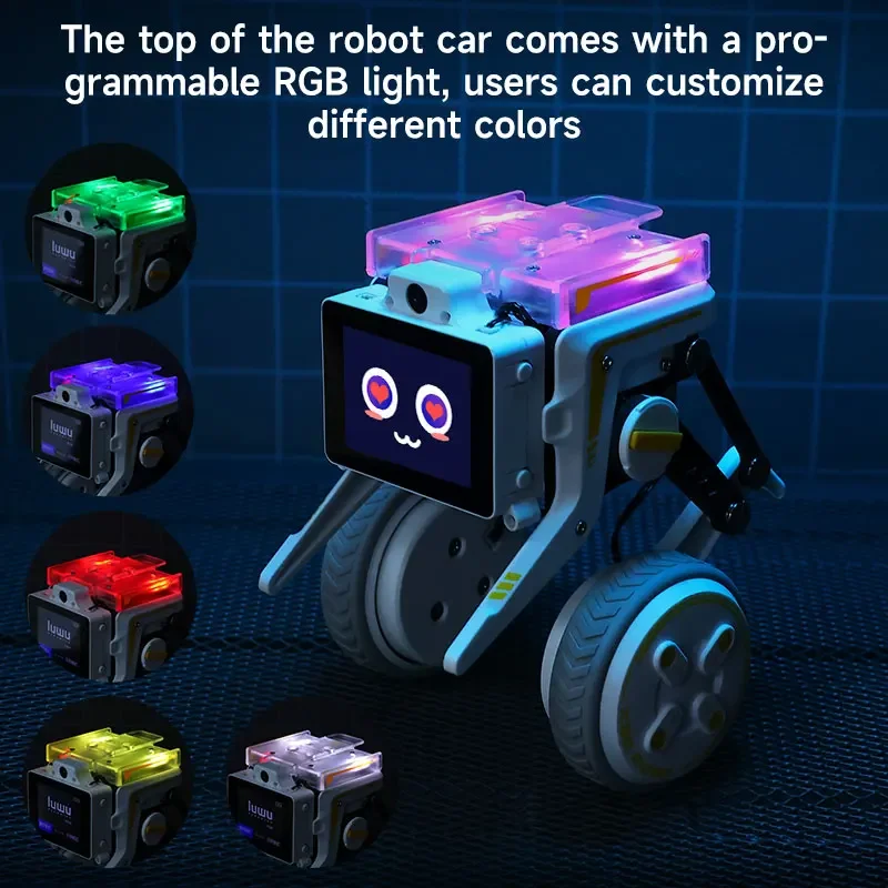 Escritório inteligente de duas rodas com pernas Robot Rider Pi baseado no módulo Raspberry Pi