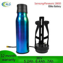 36v water bottle battery pack 5.2Ah 6.4Ah 7Ah Rechargeable Mini Kettle Downtube Bicycle Batteries For Mountain 250w 500w Motor