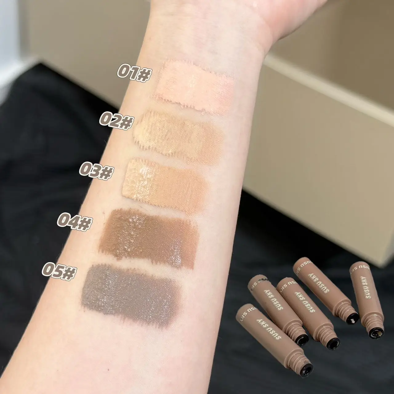 Creme de sobrancelha tingido natural, alto pigmento, de longa duração, à prova d'água, natural, selvagem, intensificador de sobrancelha, rímel cosmético