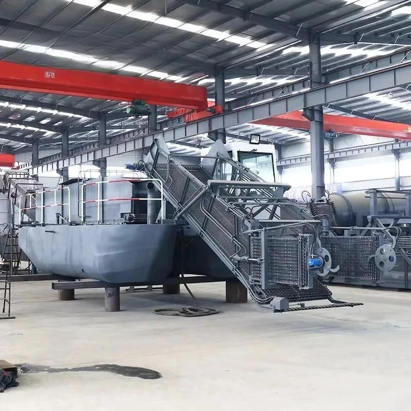 Automatic Aquatic Grass Cutting and Lake Cleaning Machine for River Vegetation Removal