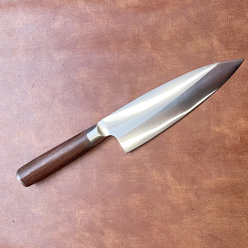 

7 Inch Deba Knife Single-Edge Blade Chef Cleaver Sashimi Slicing Sushi Utility Professional Japanese Kitchen Knives Wenge Handle