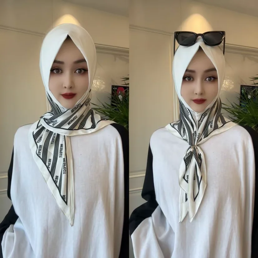 

Casual Easy To Wear Shawls Muslim Clothing Hijab With Buckle