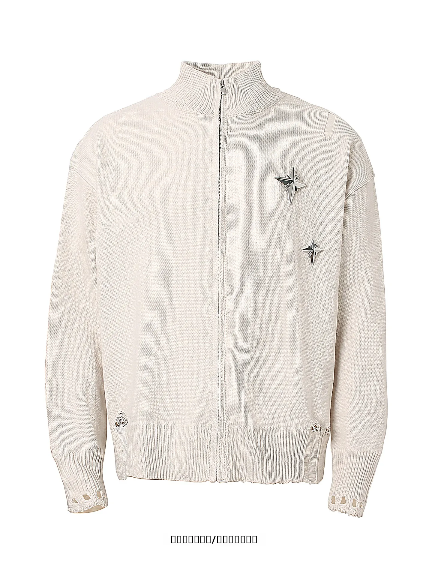 

Вязаный кардиган на молнии Anticipate Trrow Autumn Haome: свободный крой, унисекс, теплый, модный, с длинными рукавами