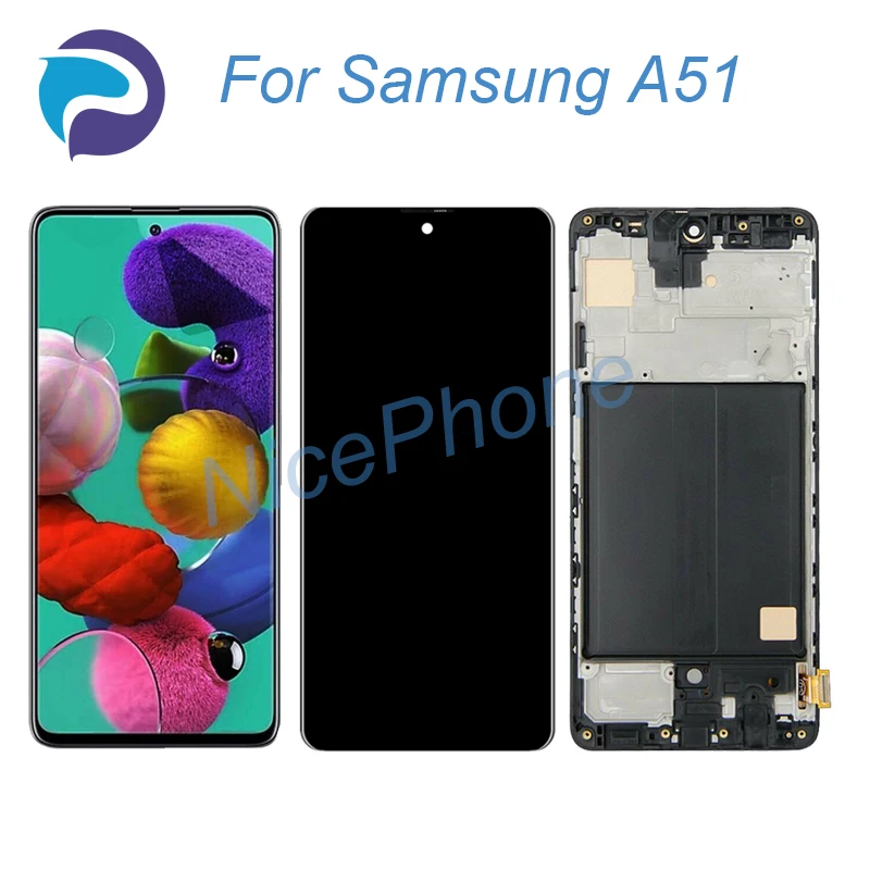 

For Samsung A51 LCD Screen + Touch Digitizer Display 2400*1080 SM-A515F/DSN/DS/DST/DSM/N/U/U1/W/X,SM-S515DL A51 LCD Screen