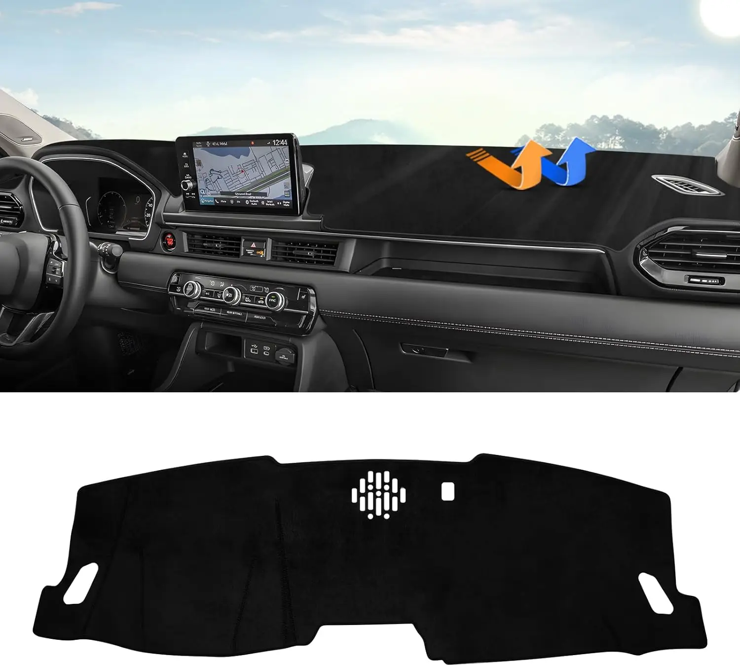 

Dashboard Cover For Honda Pilot 2023 2024 2025 2026 Dash Board Protector Pad Dashmat Anti-Slip Mat Carpet Sunshade Accessories
