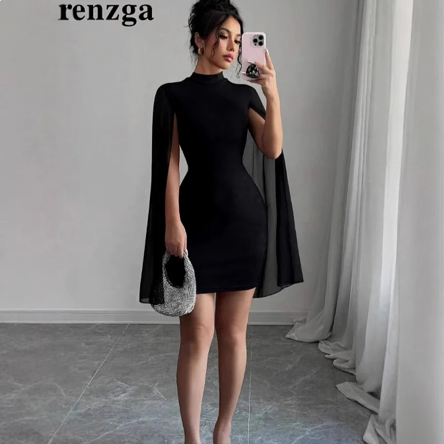 Elegant Long Sleeve Bodycon Dress Spring Summer Sexy Fitted Pencil Dresses Jumpsuit Playsuit