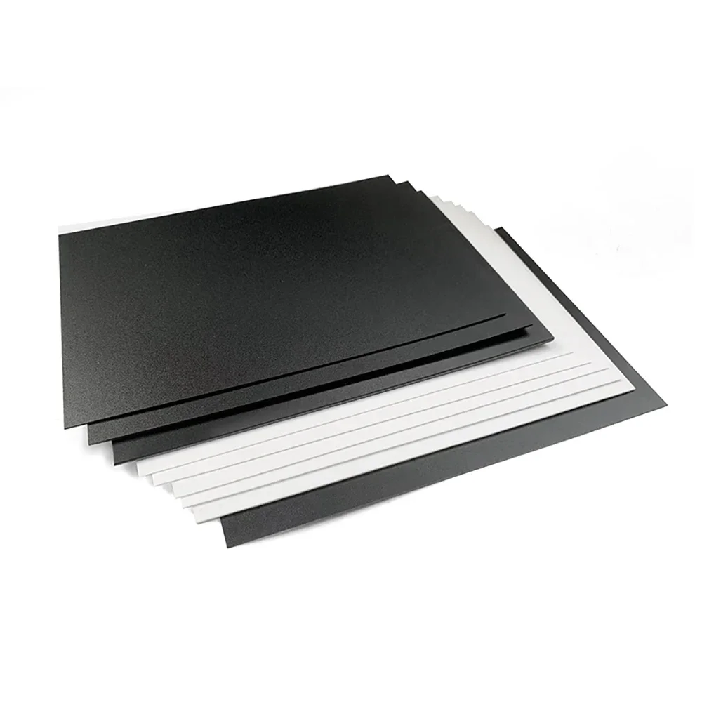 Thickness 0.3/0.4/0.5/0.6mm Double Sided Frosted White PP Sheet, Polypropylene Plastic Panel Board for Crafts