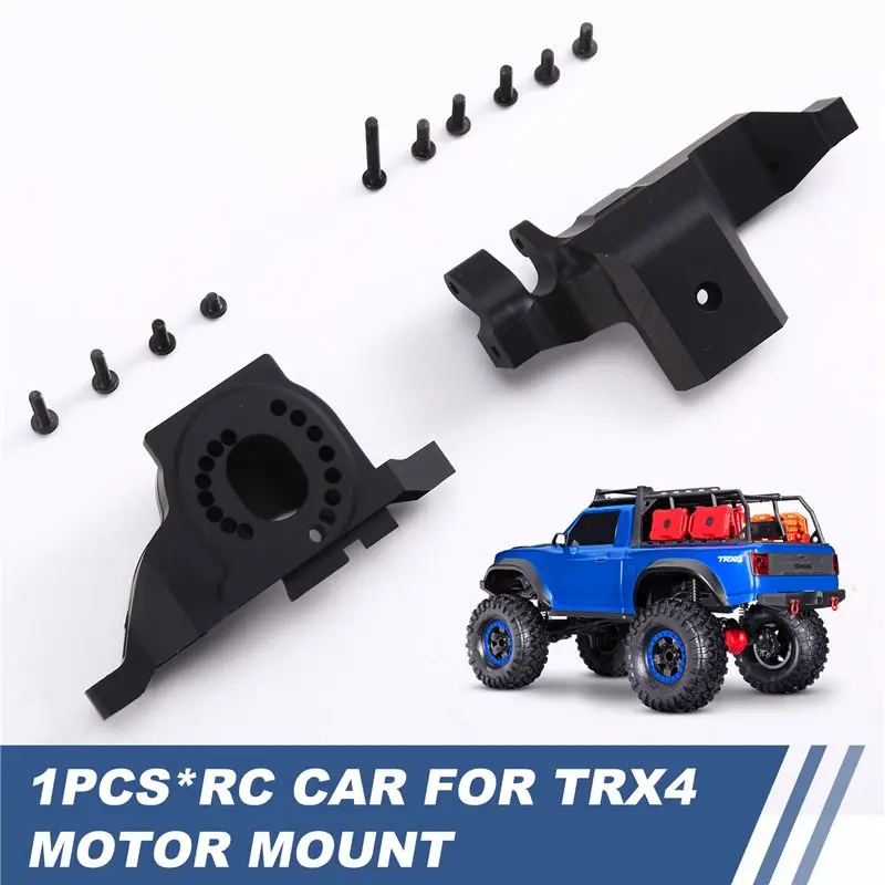 【NEW USER EXCLUSIVE】Aluminum Alloy For TRX4 Motor Mount Plate Upper Spur Gear Cover For 1/10 RC Crawler Car TRX-4 Defender TRX6