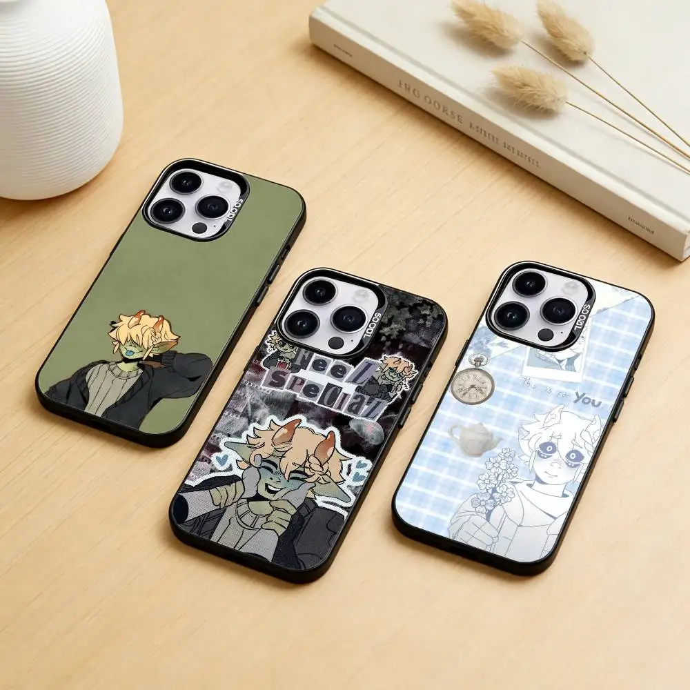 

mushroom oasis wallpaper Phone Case For iPhone 17,16,15,14,13,12,11,Pro Max,Plus Candy Silver Cover