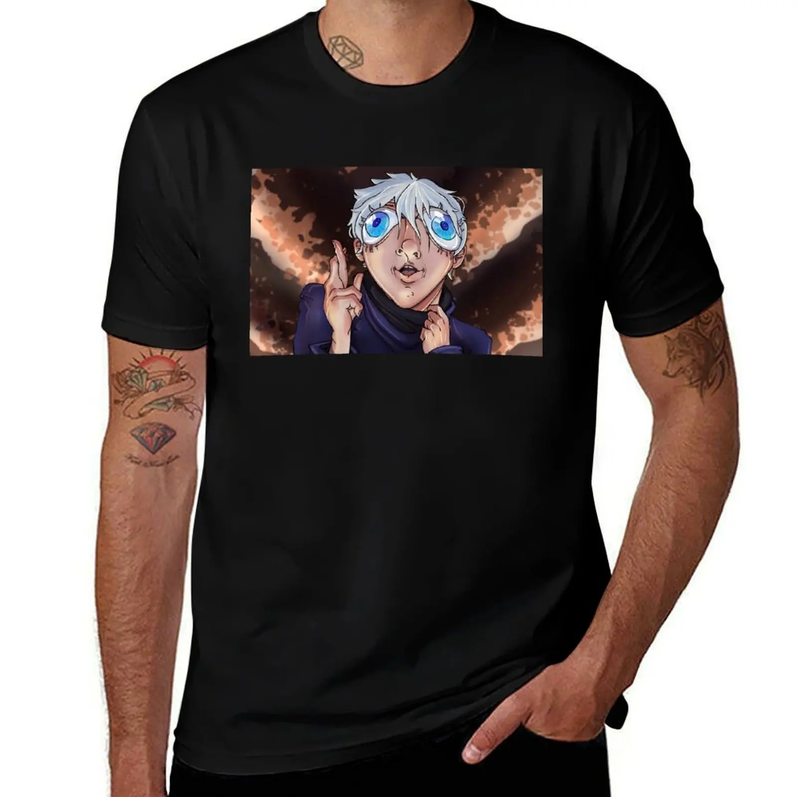 

Bug Eyed Gojo T-Shirt High Elasticity Sports T-Shirt