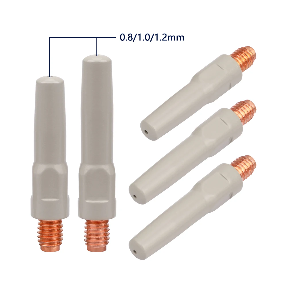 Temperature Resistant M6 40/45MM tip MIG Torch Welding Gun Coated Contact Tips For 200A 350A 500A CO2 Torch Welding Accessories