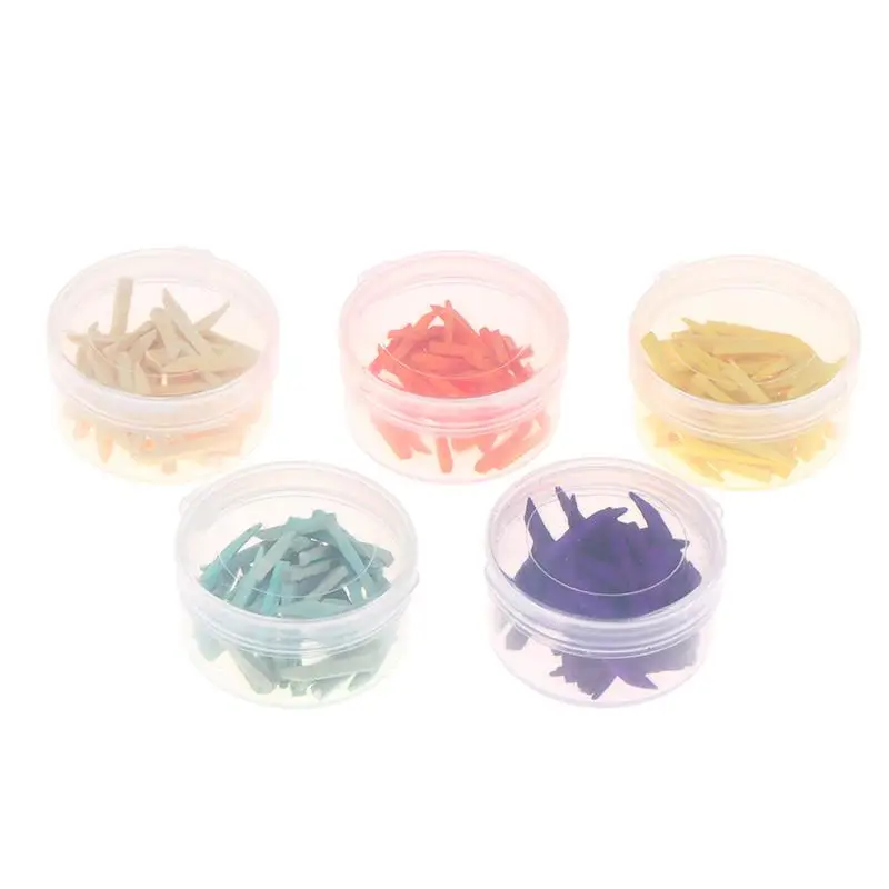 Dental Wooden Wedges 50pcs/Box Disposable High Quality Interdental Composite Restoration Supplies for Daily Oral Care