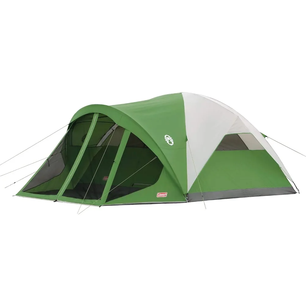 

Evanston Screened Camping Tent, 6/8 Person Weatherproof Tent with Roomy Interior Includes Rainfly, Carry Bag