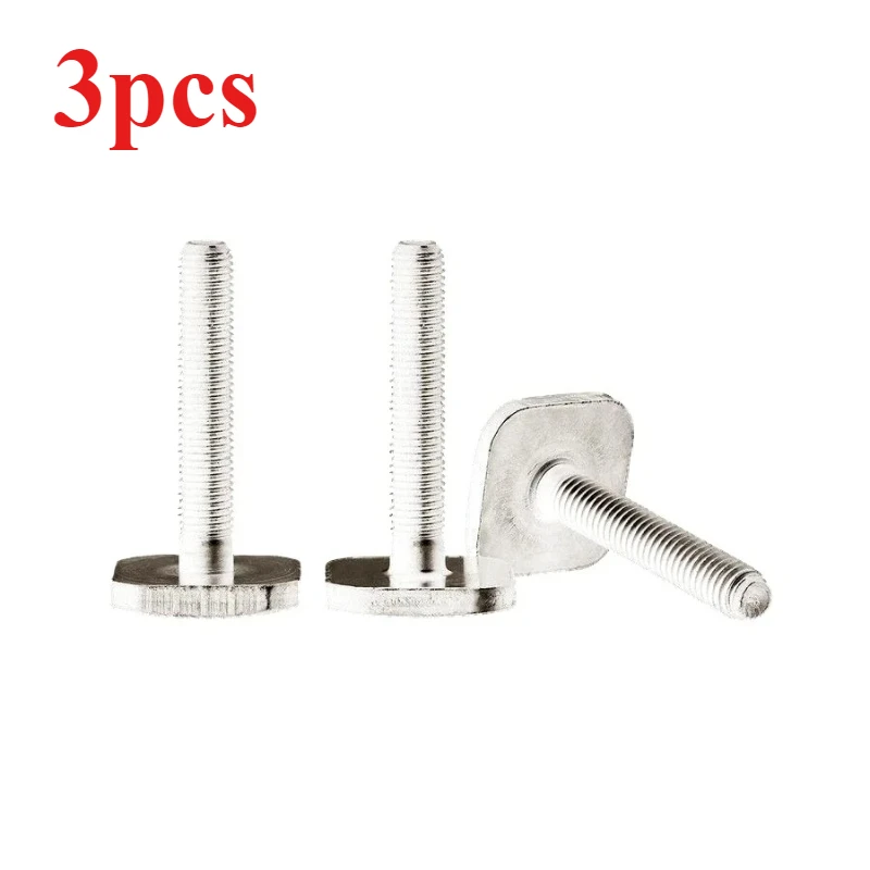 3PCS 20X20mm M6 35mm T-bolts for Thule Free Ride 532 T Track Roof Mount Cycle Carrier Screws Studs Bolt Fit Roof Mount Carrier