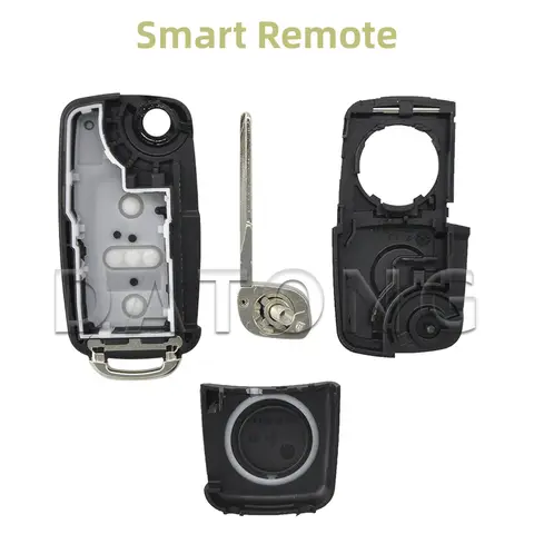 대동월드 5K 0837202 AD/202AE ID48 칩 315/433MHz VW 폭스바겐 캐디 Tiguan Touran UP Beetle 용 자동차 원격 제어 키