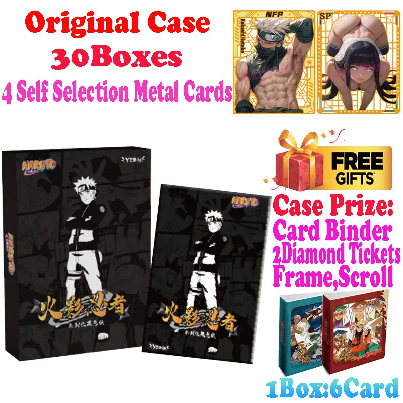أحدث حافظة لعام 2025 للبيع بالجملة YE Culture Naruto ورق ملون Sasuke Sakura Playing تجارة عمل فني CCG TCG هوايات هدية
