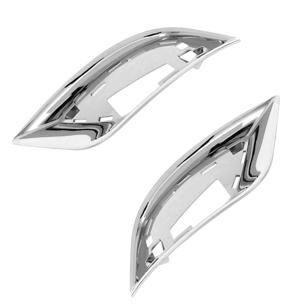 

1Pcs Grille Trim For Jeep Grand Cherokee Overland / Summit Left & Right Side Chrome ABS Material Waterproof Car Accessories