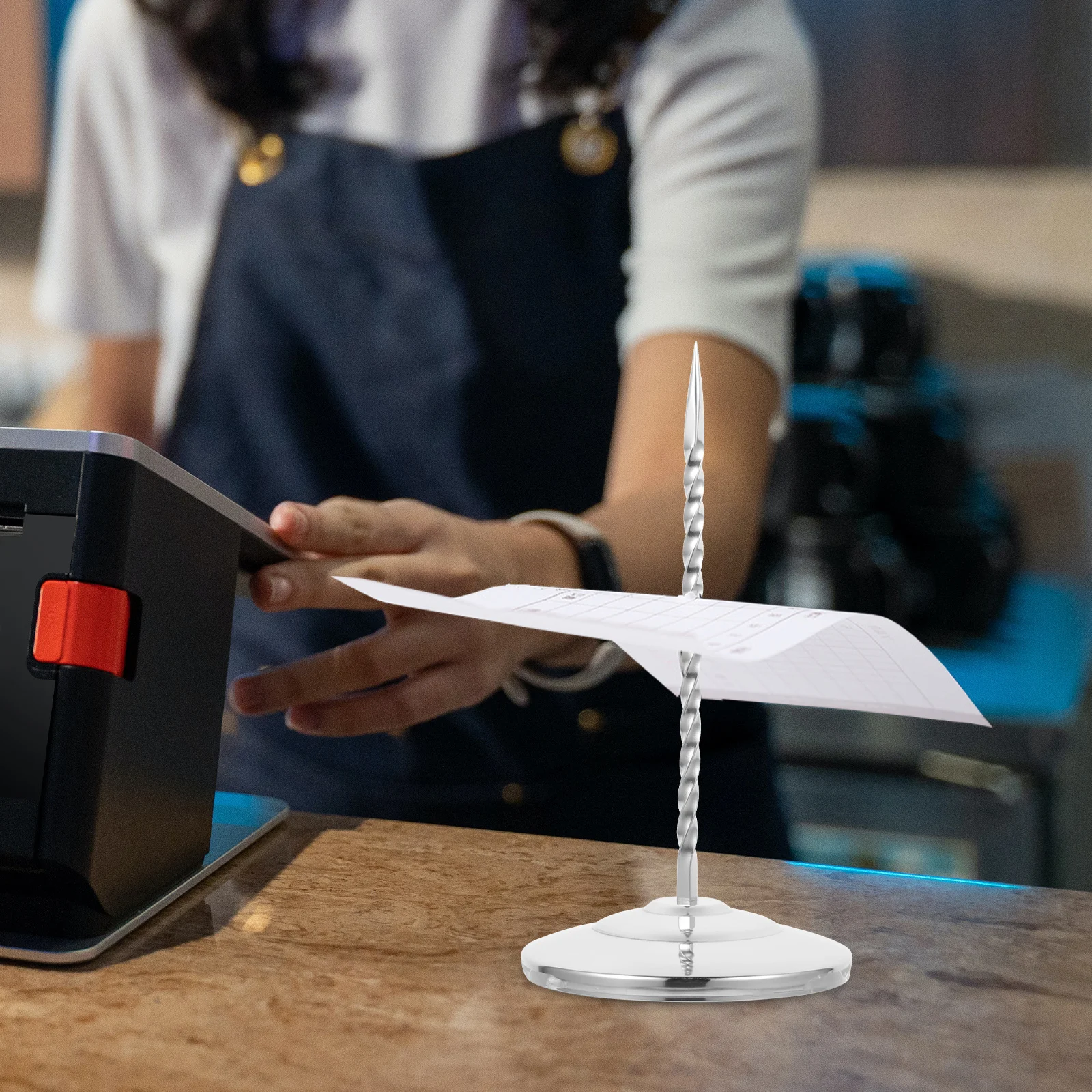 Keuken Dagvaarding Socket Rekeninghouder Check Stand Cheque Tickethouders Bestel RVS Ontvangst Spike Stevig