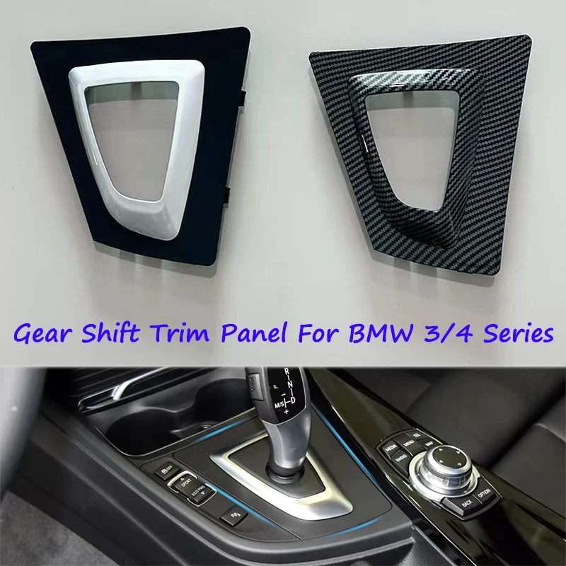 Capa do quadro de mudança de engrenagem lhd para bmw série 3 4 f30 f31 f34 f35 f32 f33 f36 2013-2020 caixa de engrenagens botão de mudança painel guarnição 51169234131