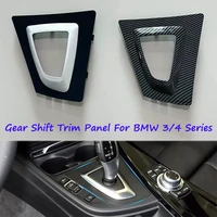Cubierta de marco de cambio de marchas LHD para BMW 3 4 Series F30 F31 F34 F35 F32 F33 F36 2013-2020 Panel de perilla de cambio de caja de cambios embellecedor 51169234131