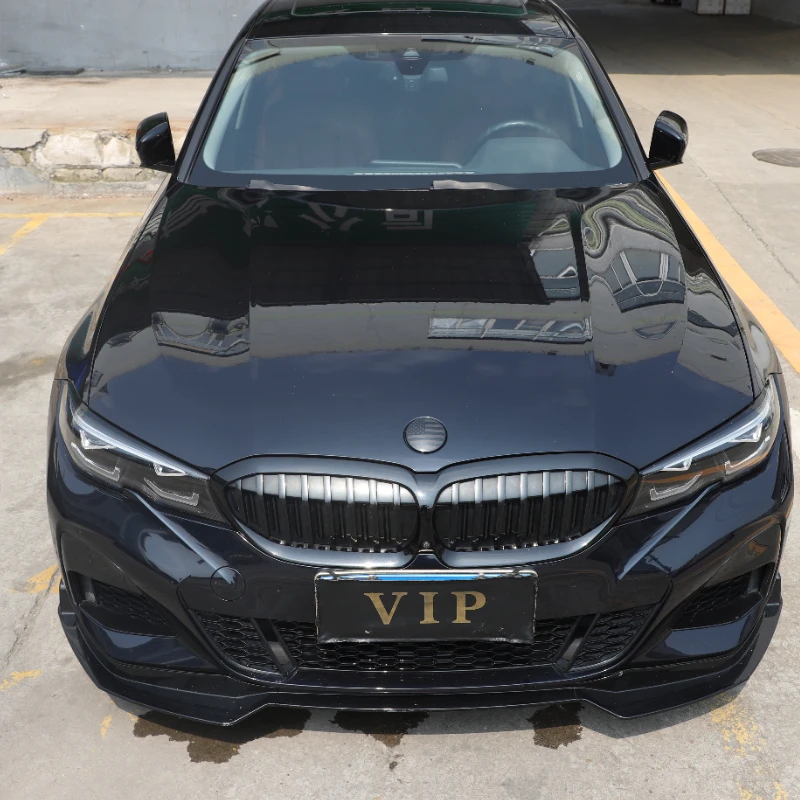 

Suetlcoity For BMW 3 5 Series X1 U11 G20 G30 2020-26 Car Front Rear Logo Cover Decorative Car Accessories(Front 81mm Rear 72mm)