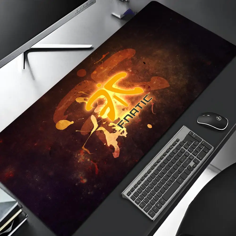 FnaticS Alfombrilla de ratón para juegos Borde de bloqueo Computadora grande Gamer Valorant Alfombrilla de ratón de Arte de goma grande Alfombrilla de escritorio para computadora portátil