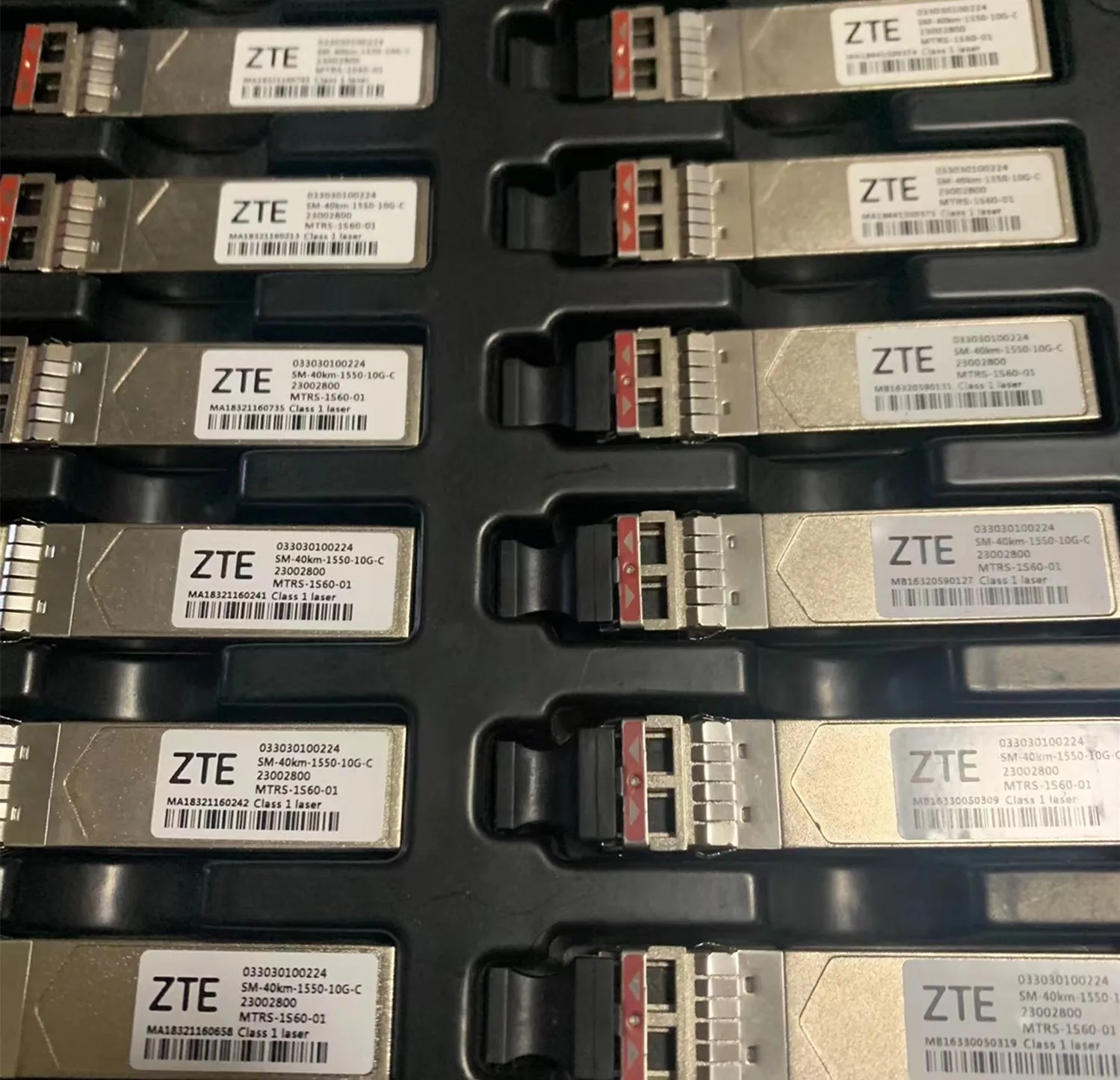 1PCS ZTE 10G 40KM SFP Fiber optical module 033030100224 23002800 SM-40KM-1550-10G-C MTRS-1S60-01 40KM SFP fiber transceiver