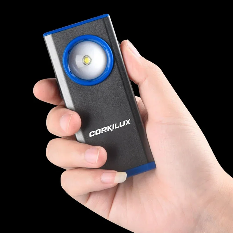 USB Rechargeable Portable Pocket EDC LED Flashlight Magnet Lamp Work Light Tool For Car Repairing Emergency Lighting House