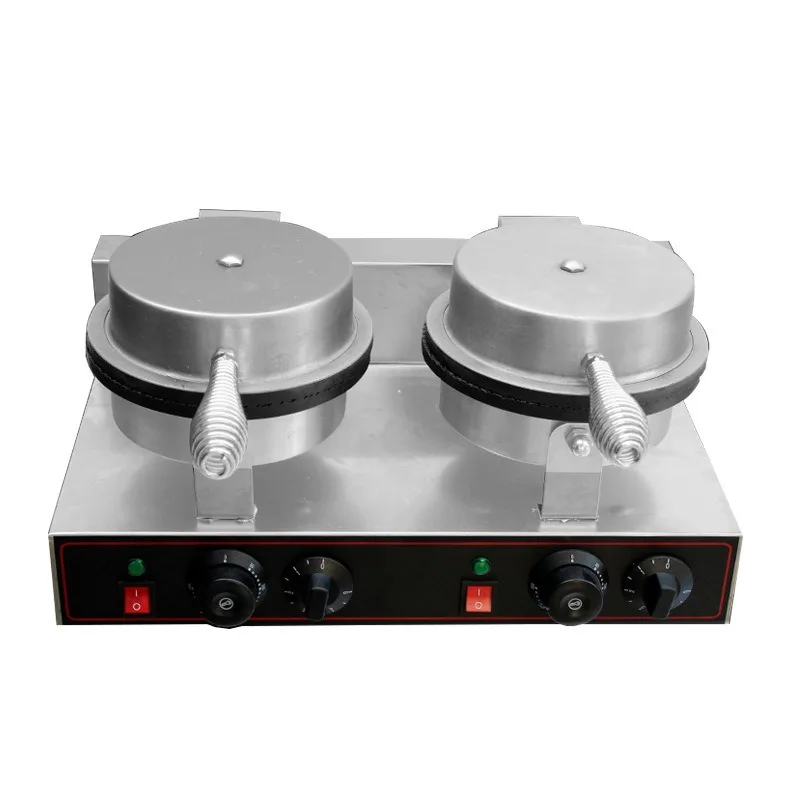 Crispy Ice Cream Cone Maker Commercial Ice Cream Waffle Cone Machine Wafer Biscuit Machine Automatic Egg Roll Making Machine