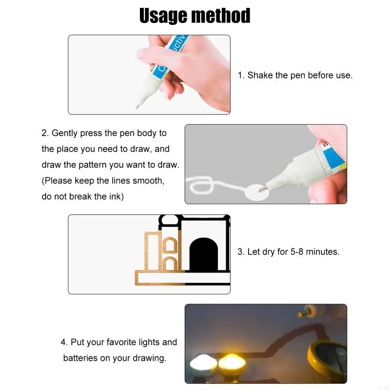 918C Conductive Paint Pen Easy to Use Circuit Repair Tools Fit for Circuit Experiment