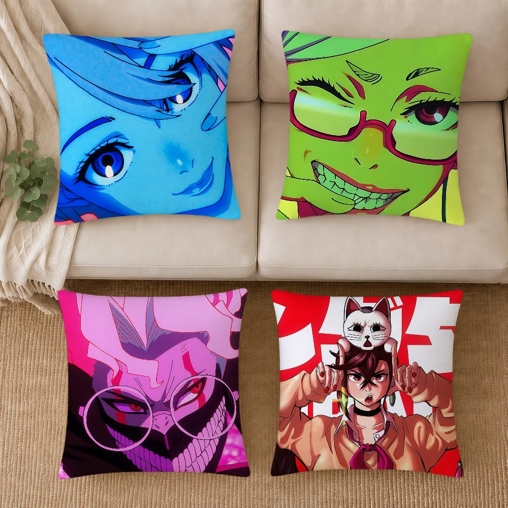 Anime Cool Art D-Dan Da Dan Cushion Cover Soft Pillowcase Double Sided Sofa Home Living Room Decor Bed Hogar Pillowcover Gift