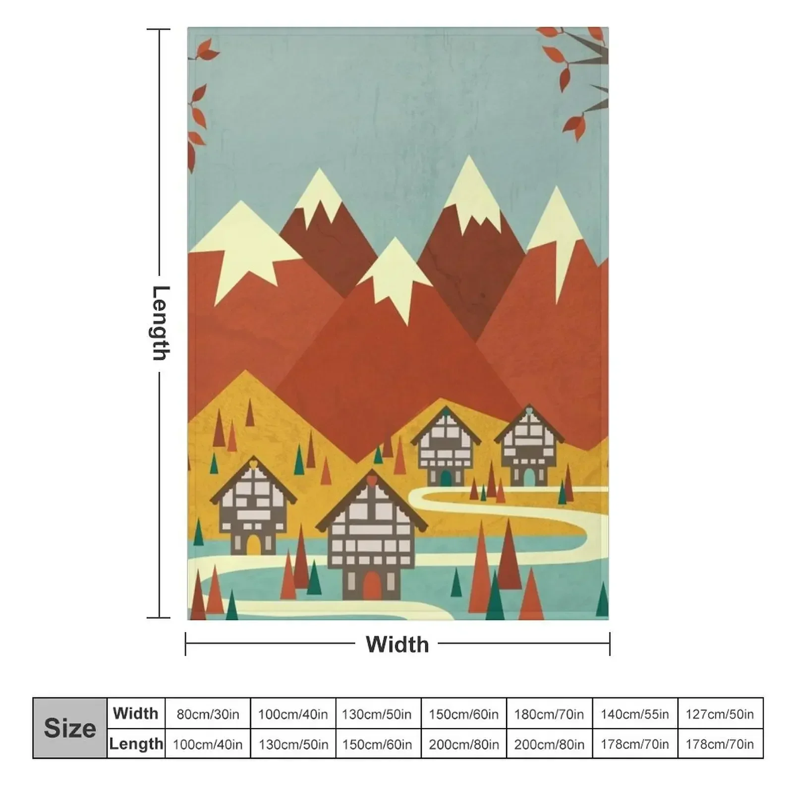 Switzerland Throw Blanket Loose heavy to sleep Luxury Thicken Hairys Blankets