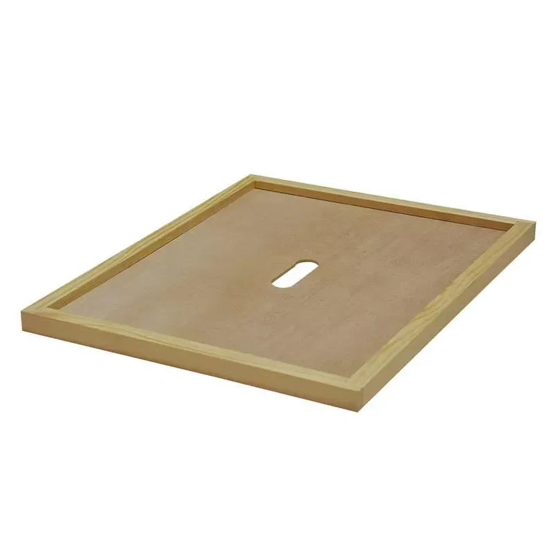 Beehive insulation and ventilation tool, beehive inner cover 10-frame Langster beehive inner cover with feeding hole