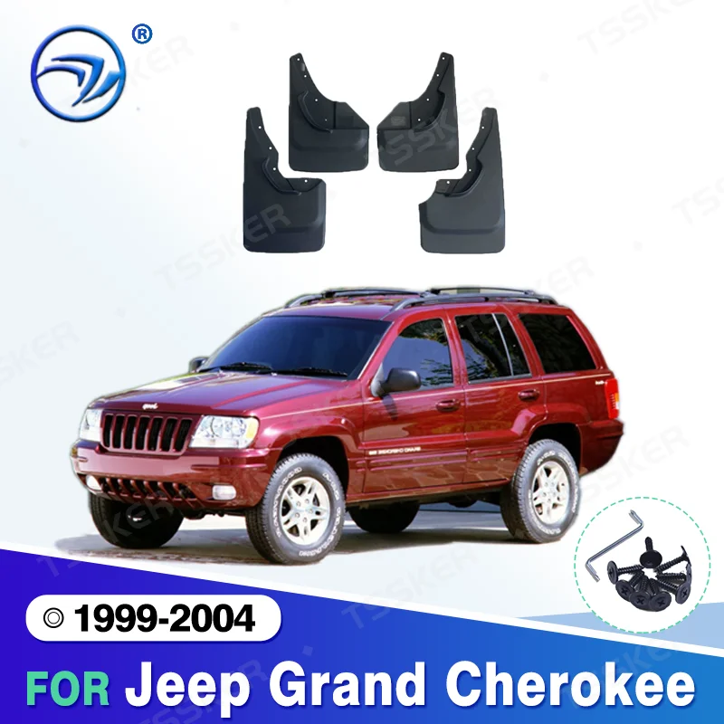 Car Mud Flaps For  Jeep Grand Cherokee 1999 2000 2001 2002 2003-2004 Mudflaps Splash Guards Mud Flap Mudguards