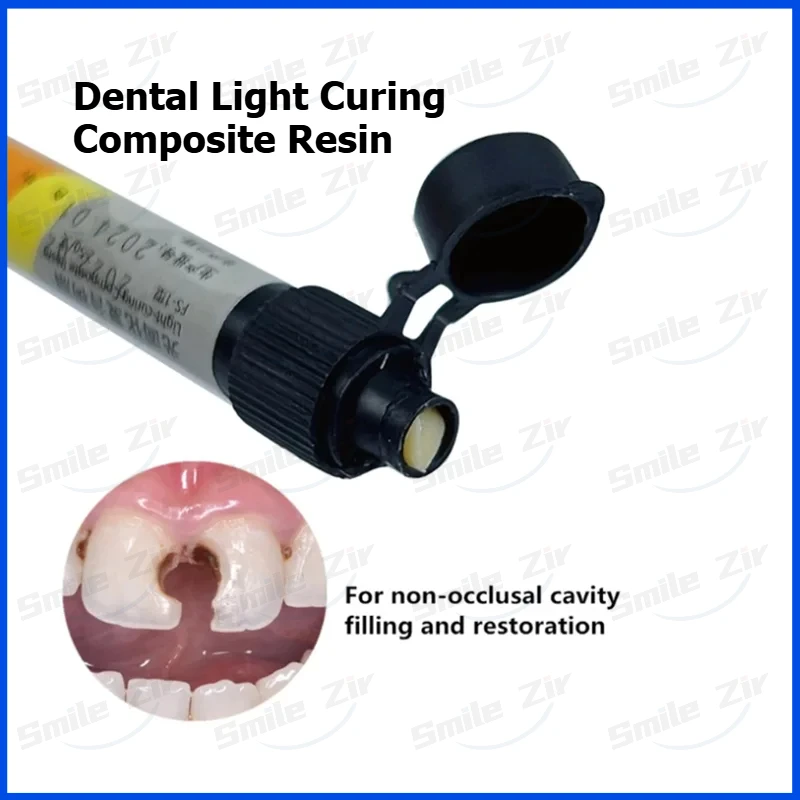 Dental Universal Light Curing Composite Resin Hybrid Resin A1 A2 A3 for Dental Syringe Tooth Restoration Filling Material