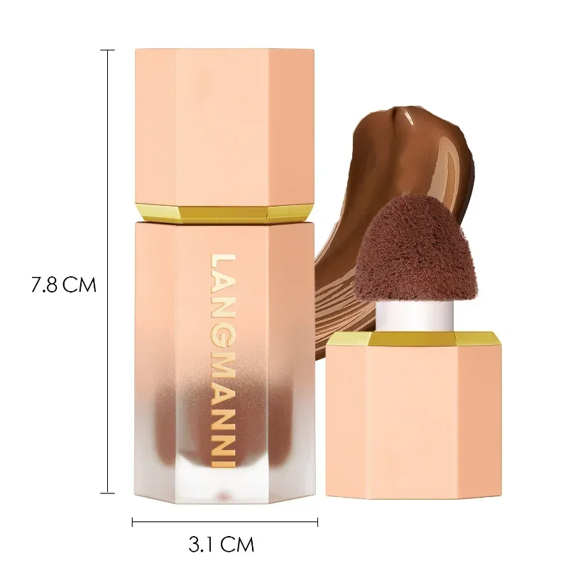 3 Color Matte Liquid Contour Stick Natural Waterproof Lasting Nose Shadow Contouring Brighten Face Highlighter Cream Face Makeup