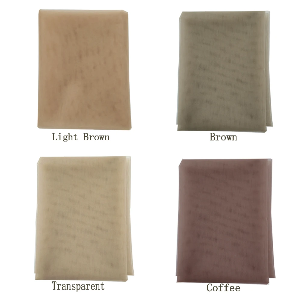 1 Yard Swiss Lace Net For Making Lace Wig Foundation Hairnet Accessories Weaving Tools Hair Net 4 Colors Available