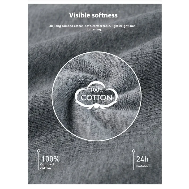 Comfortable Men Cotton Underwear 3 Pack Breathable Soft Seamless Boxer Briefs Mid Waist Underwear Men Elastic Comfort Underpants