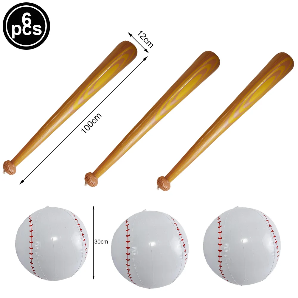 Aufblasbarer Baseballschläger für Strandspiele, Partys und Geburtstagsfeiern, Spaß am Pool und Strand, Sportspiel – Detail 2