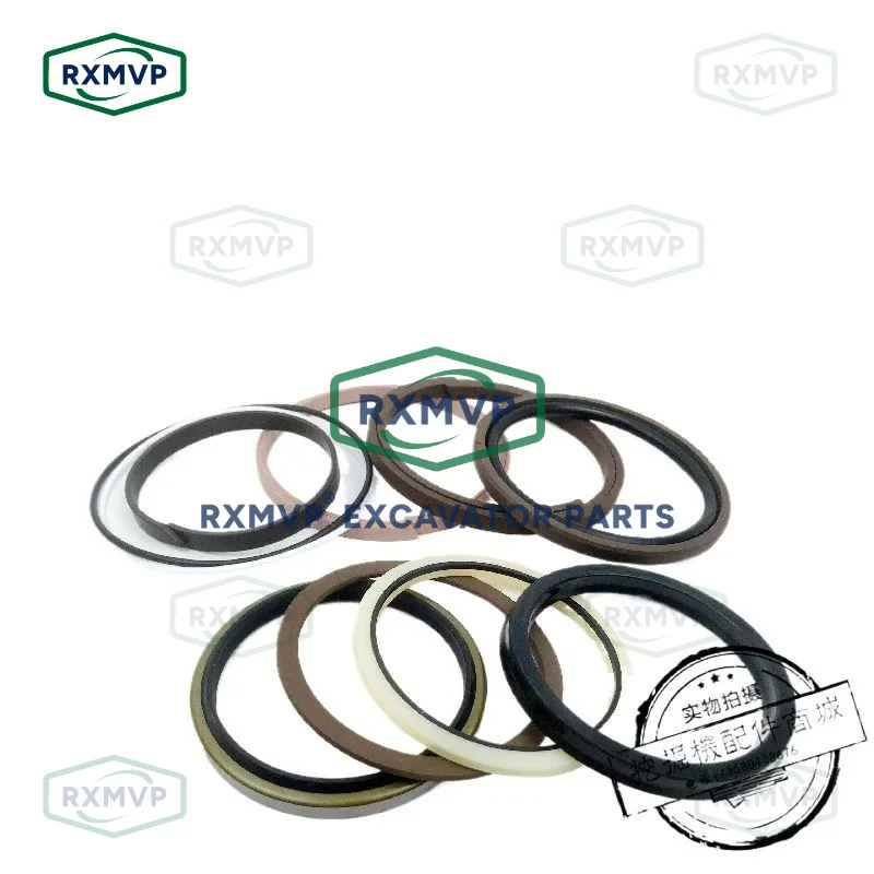 For Kato HD820-3 HD820-R Big Arm Middle Arm Bucket Arm Oil Cylinder Oil Seal Repair Kit Excavator Accessories1