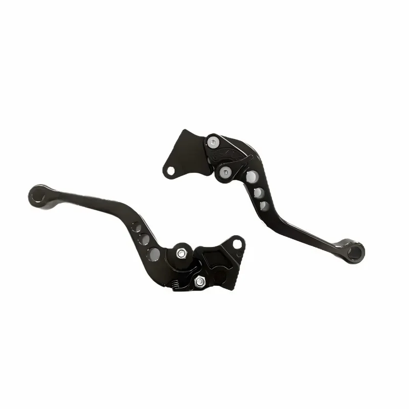 6-Position Adjustable CNC Aluminum Alloy Clutch & Brake Levers, Dual Drum Brake Motorcycle Handles, Modified Sport Accessories