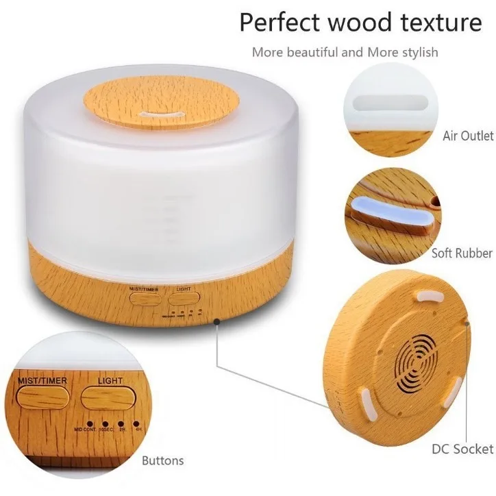 Diffuser For Home 5 in 1 Wellness Machine  Bedroom Humidifier + Office Aroma Diffuser + Night Light + Air Purifier + Yoga Studio
