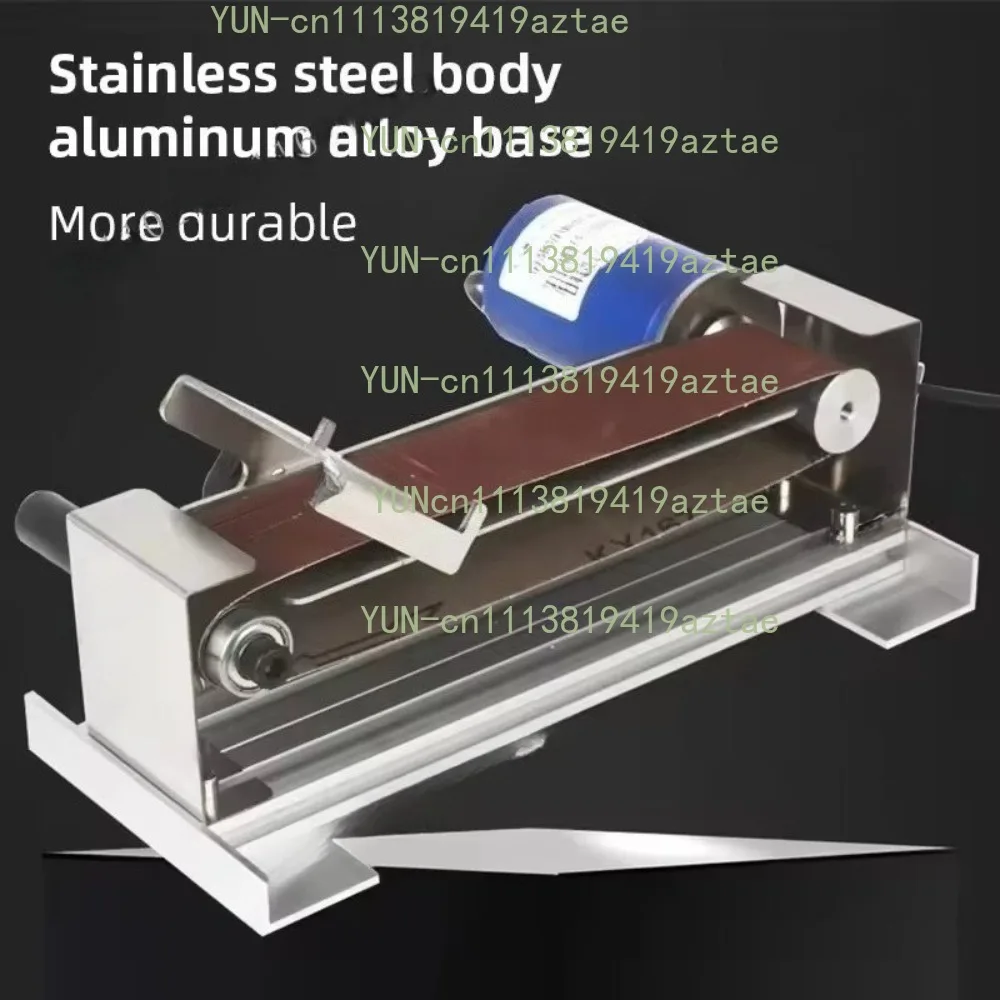 Mini Belt Sander 50*533mm Electric Polishing Machine Waterproof Benchtop Sander Sharpener for Knives Cutter Edges Sharpener