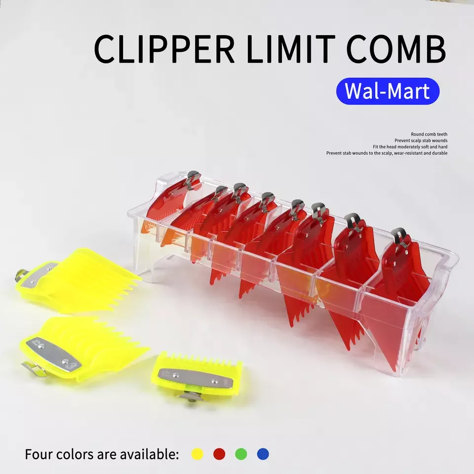 Universal Clipper Guard Hair Clipper Limit Comb Guide Attachment 1.5/3/4.5/6/10/13/19/25mm Hair Trimmers Electric Clipper