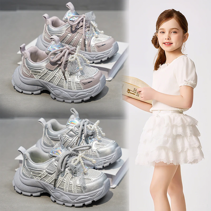 

2025 Autumn New Children Casual Shoes for Girls Boys Fashion Korean Style Soft Bottom Anti-slippery Versatile Sneakers