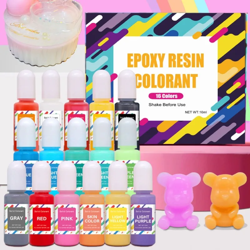 

16Color Makaron Liquid Candle Making Dye for Soy Resin Pigment Liquid Colorant Dye DIY Epoxy Resin Pigment Dye Jewelry Making